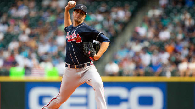 Former Atlanta Braves pitcher Jake Odorizzi